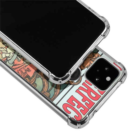 Alphonse Mucha Cycles Perfecta Google Pixel 5 Clear Case